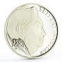 Czech Republic 200 korun Author and Journalist Jaroslav Sejfert silver coin 2001