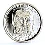 Czech Republic 200 korun Freedom Fighter Poet Josef Safarik silver coin 1995