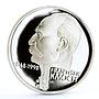 Czech Republic 200 korun Composer Frantisek Kmoch Music Art silver coin 1998