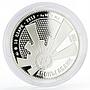 Abkhazia 10 apsars Patriotic War Heroes series Sosnaliyev silver coin 2013