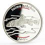 Armenia 100 dram Red Book of Armenia Fauna Sevan Trout Fish silver coin 2007