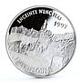 France 100 francs European Heritage Luxembourg Wenceslaus Wall silver coin 1997