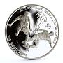 Bhutan 300 ngultrums Football World Cup in Italy Players silver coin 1990