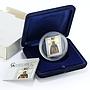 Cook Islands 5 dollars Russian Icons St. Sergius of Radonezh silver coin 2010