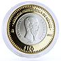 Mexico 100 pesos Heritage 1866 1 Peso Emperor Maximiliano bimetal coin 2012
