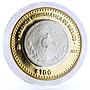 Mexico 100 pesos Numismatic Heritage Pillar Dollar bimetal coin 2011