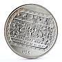 Mexico 5 pesos Precolombina series Bajo de el Tajin silver coin 1993
