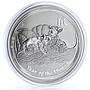 Australia 2 dollars Lunar Calendar series II Year of the Mouse silver coin 2008
