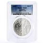 Uruguay 200 pesos Millennium Symbols Ornament MS69 PCGS silver coin 1999