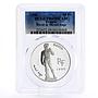 France 10 francs Michaelangelo Art Statue of David PR69 PCGS silver coin 1996