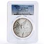 Mexico 1 onza Libertad Angel of Independence MS68 PCGS silver coin 1997