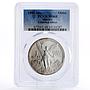 Mexico 1 onza Libertad Angel of Independence MS68 PCGS silver coin 1990