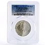 Czechoslovakia 50 korun 650 Years of Kremnica Mint MS68 PCGS silver coin 1978