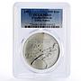 Czechoslovakia 500 korun Centennial of Czech Tennis MS69 PCGS silver coin 1993