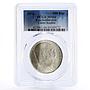 Czechoslovakia 100 korun Engineer Viktor Kaplan MS66 PCGS silver coin 1976