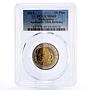 Philippines 10 piso Birthday of Teacher Apolinario MS69 PCGS bimetal coin 2014