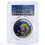 Palau 1 dollar Marine Life Protection Blue Angel Fish PR70 PCGS CuNi coin 2009