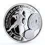 Mexico 5 pesos 2006 World Cup Soccer Games Football proof silver coin 2006
