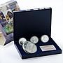 Spain set of 4 coins Spanish Painters Salvador Dali Art proof silver coins 2009