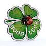 Laos 50000 kip Ladybug Good Luck colored proof silver coin 2018