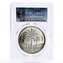 Iraq 1 dinar 25th Anniversary of Central Bank MS67 PCGS silver coin 1972