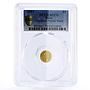 Palau 1 dollar Ancient Coinage Diocletian Aureus Matte MS70 PCGS gold coin 2011