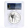 Russia 3 rubles Russian Ballet Ballerina PR69 PCGS proof silver coin 1994