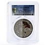 Belarus 20 rubles Three Musketeers Porthos MS70 PCGS silver coin 2009
