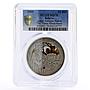 Belarus 20 rubles Three Musketeers Athos MS70 PCGS silver coin 2009