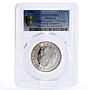 Bulgaria 5 leva Revolutionary Georgi Dimitrov PR63 PCGS silver coin 1964