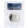 Equatorial Guinea 7000 francos African Elephant PR68 PCGS silver coin 1993
