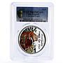 Cook Islands 10 dollars Lunar Calendar Year of the Tiger PR69 PCGS Ag coin 2010