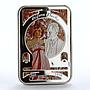 Niue 1 dollar Painters of World series Alphonse Mucha proof silver coin 2010