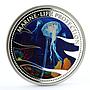 Palau 5 dollars Marine Life Protection series Sea Jellyfish silver coin 2002