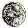 Kuwait 5 dinars Beginning of 15th Hijra Century Dome of Rock silver coin 1981