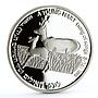 Israel 2 sheqalim Song of Songs Young Hart Deers Fauna proof silver coin 1993