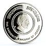 Jordan 10 dinars Birth of King Hussein State Leader proof silver coin 1985