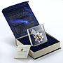 Niue 1 dollar Happy Christmas Star colored proof silver coin 2015