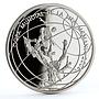 Peru 1 sol Football World Cup in Germany Players Globe proof silver coin 2004