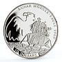 Fiji 10 dollars Lunar Module Eagle Space Cosmos System silver coin 1994