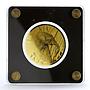 Chad 5000 francs Big African Five Elephant Fauna gold coin 2020