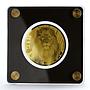 Chad 5000 francs Big African Five Savannah Lion Fauna gold coin 2020