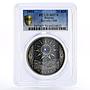 Belarus 20 rubles Kalyadys Star Christmas MS70 PCGS silver coin 2004