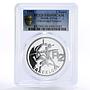 South Africa 2 rand Barcelona Olympic Games Athletes PR69 PCGS silver coin 1992