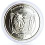 Slovakia 500 korun Pieninsky National Park Butterfly Fauna silver coin 1997