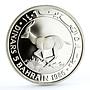 Bahrain 5 dinars World Wildlife Fund series Gazelle silver coin 1986