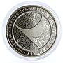 Turkey 50 lira 80 Years of Turkish Airlines Planes Aircraft silver coin 2013