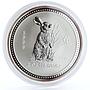 Australia 2 dollars Lunar Calendar series I Year of the Rabbit silver coin 1999
