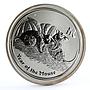 Australia 50 cents Lunar Calendar series II Year of the Mouse silver coin 2008