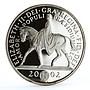 Britain 5 pounds Royal Golden Jubilee Queen on Horseback proof silver coin 2002